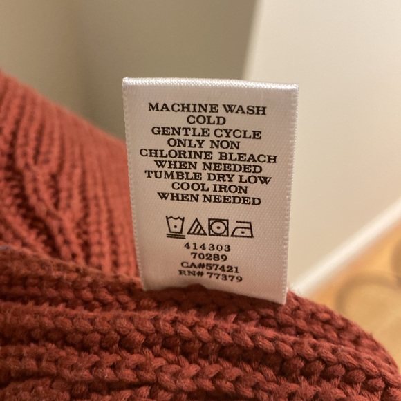 AnnTaylor MP Shaker Knit Sleeveless Mock Turtleneck - Picture 6 of 6